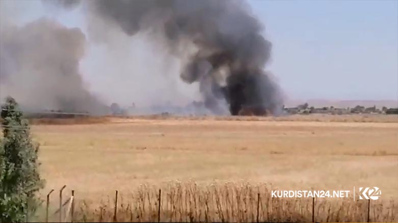 Bi Vîdyo.. Evro bi dehand donim dexl û danên cotkarên Kurd li Daqûq hat şewitandin